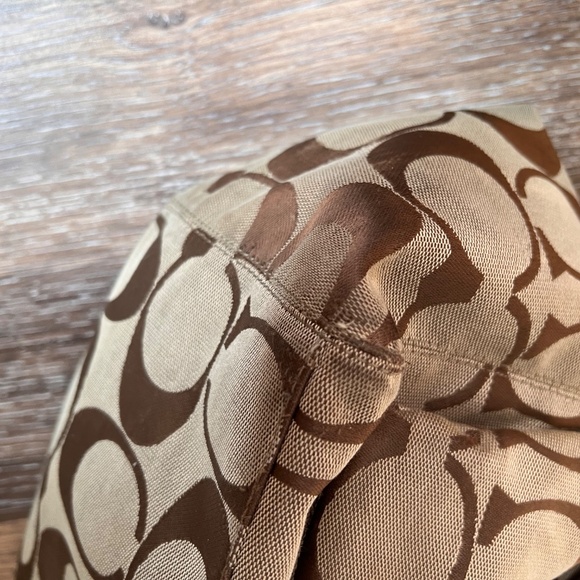 Coach Signature Leah Tote Large - Brown/Tan F14658 - Picture 10 of 12